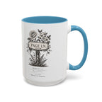 PAGE LN Vintage Floral Accent Mug