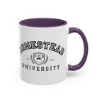 Homestead University Crest Accent Mug