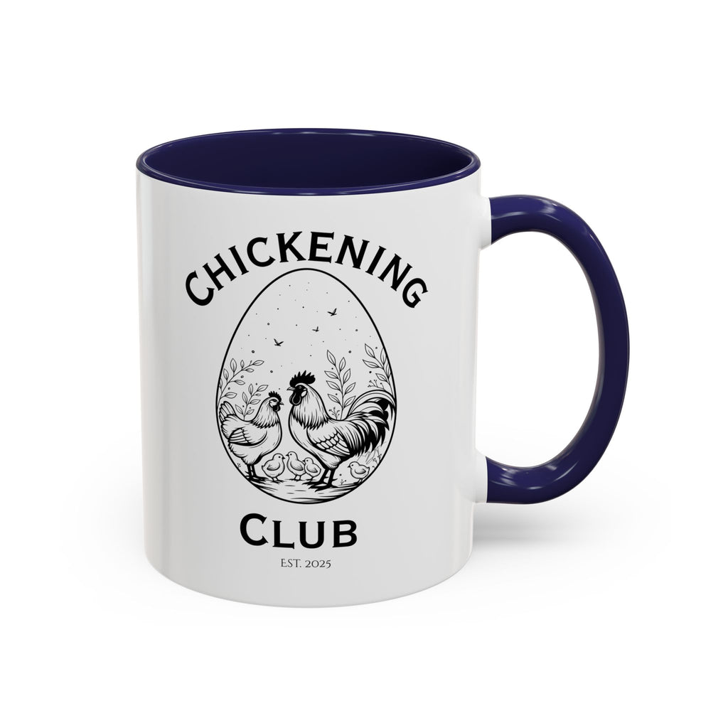 Chickening Club Ceramic Accent Mug: Your Morning Ritual, Elevated