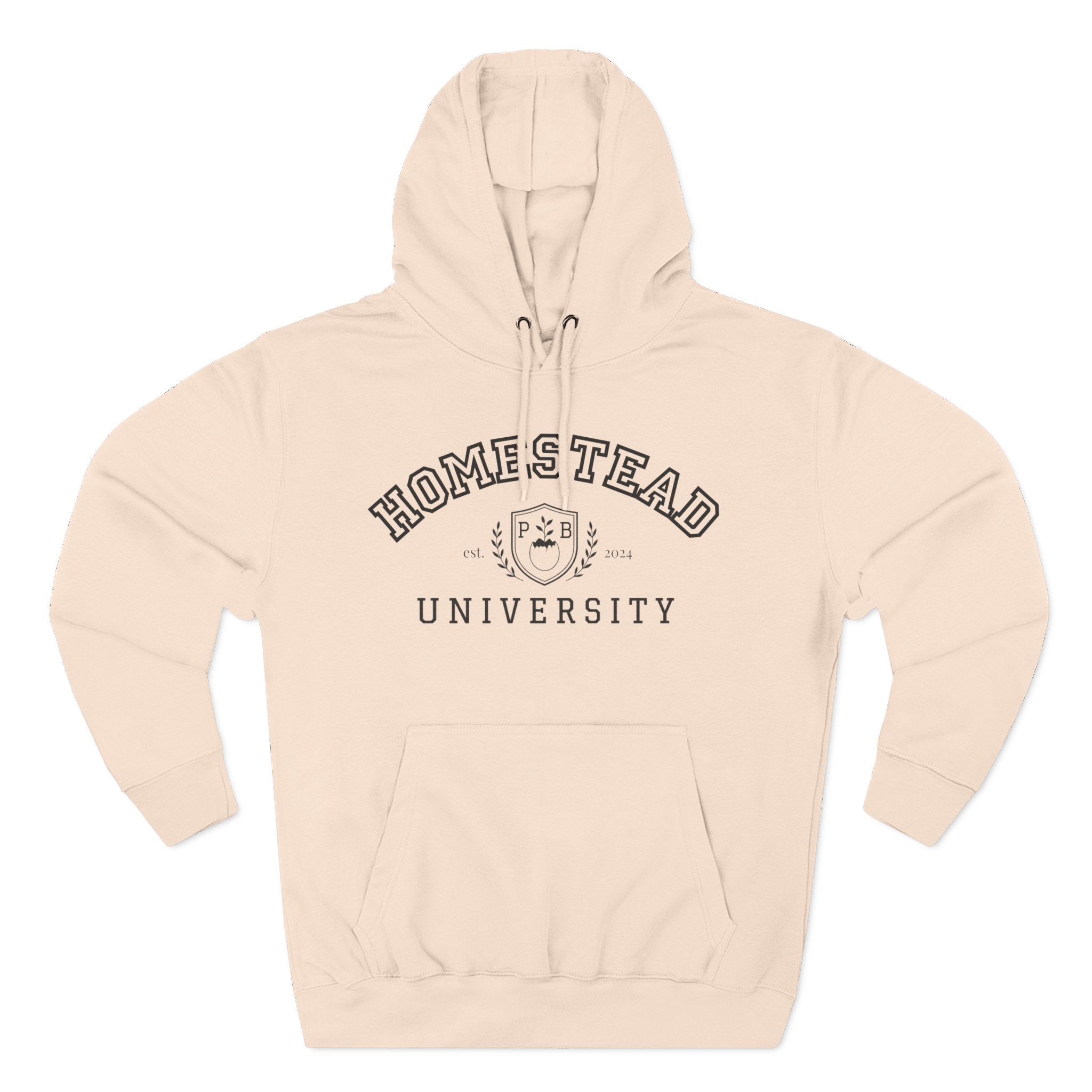 Homestead University Hoodie — Cozy Collegiate Fleece Pullover