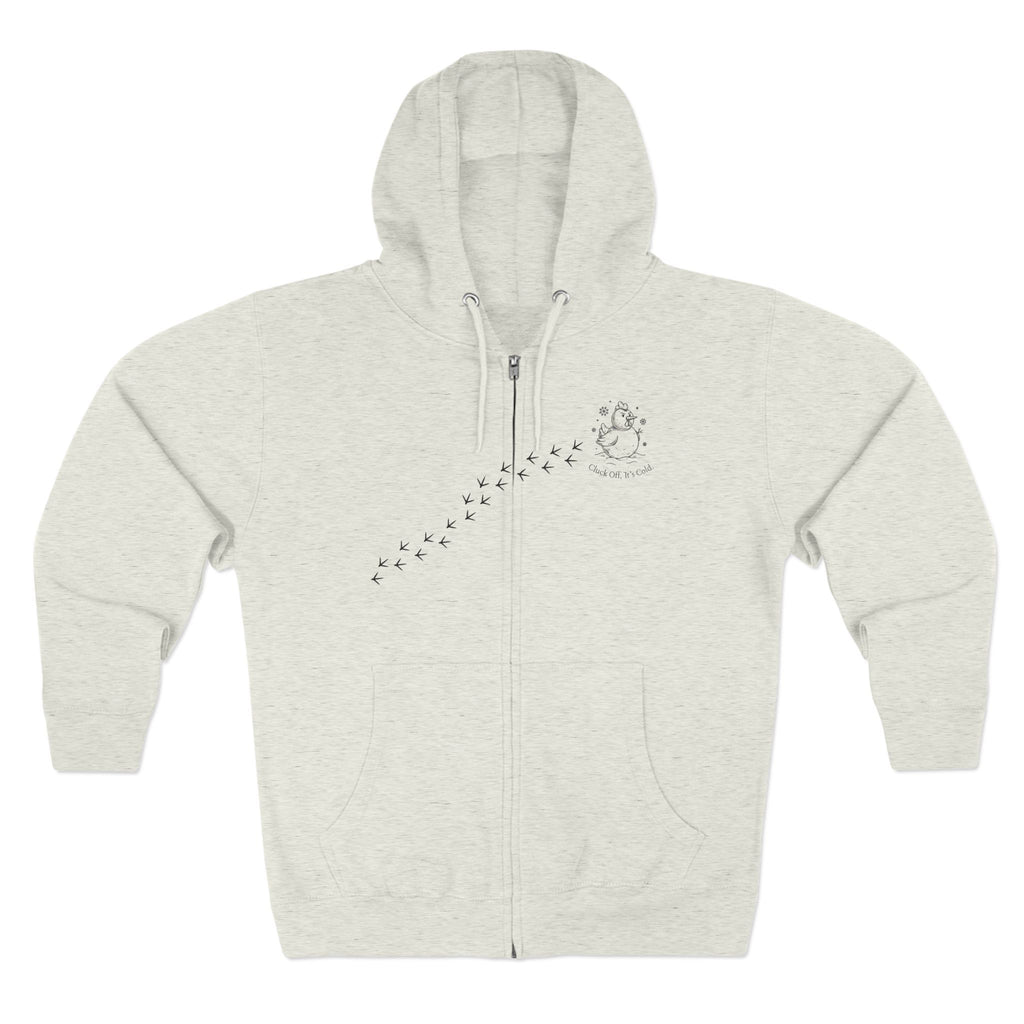 Chickening Club Winter Wonderland Snow Globe Zip Hoodie