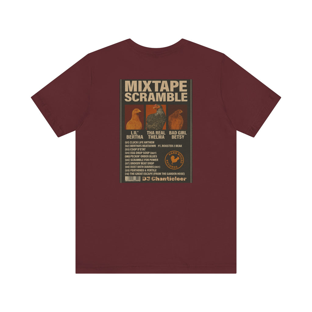 Mixtape Scramble Retro Bootleg Chickens Short Sleeve Tee