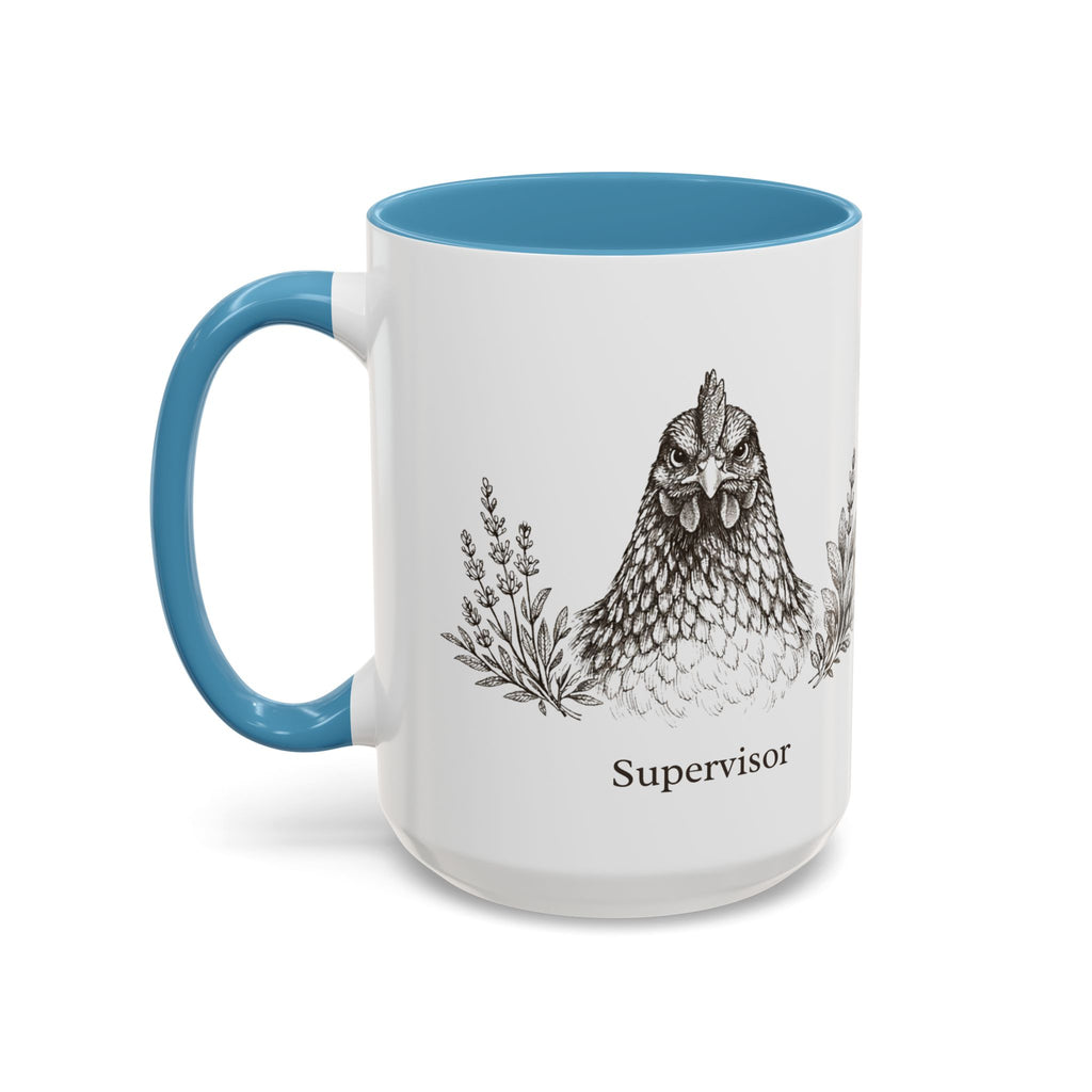 Chicken and Herb Supervisor Accent Coffee Mug