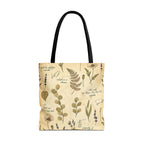 Field Guide Vintage Botanical Sketch Tote Bag