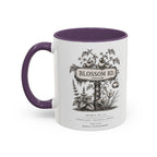 BLOSSOM RD Vintage Botanical Ceramic Accent Mug