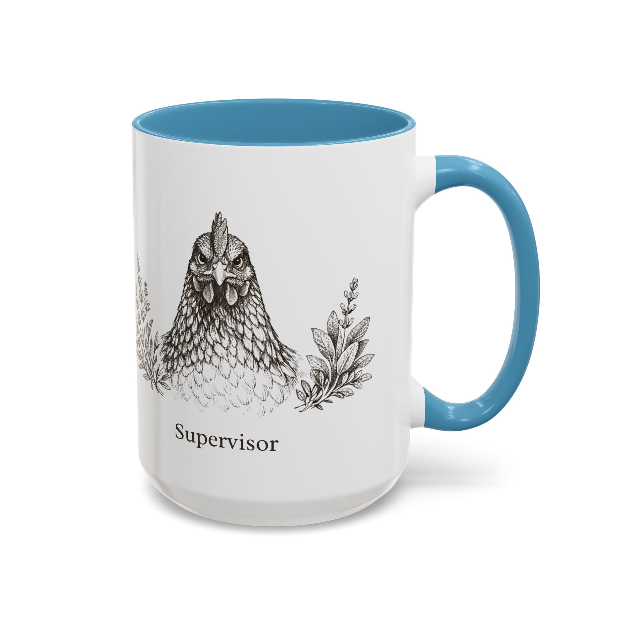 Chicken and Herb Supervisor Accent Coffee Mug