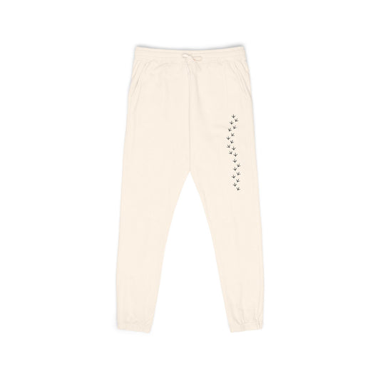 Chicken Footprint Fleece Sweatpants