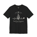 Tend Your Frequency: Adjust Accordingly Moon Phase Botanical Tee