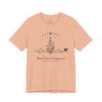 Tend Your Frequency: Adjust Accordingly Moon Phase Botanical Tee