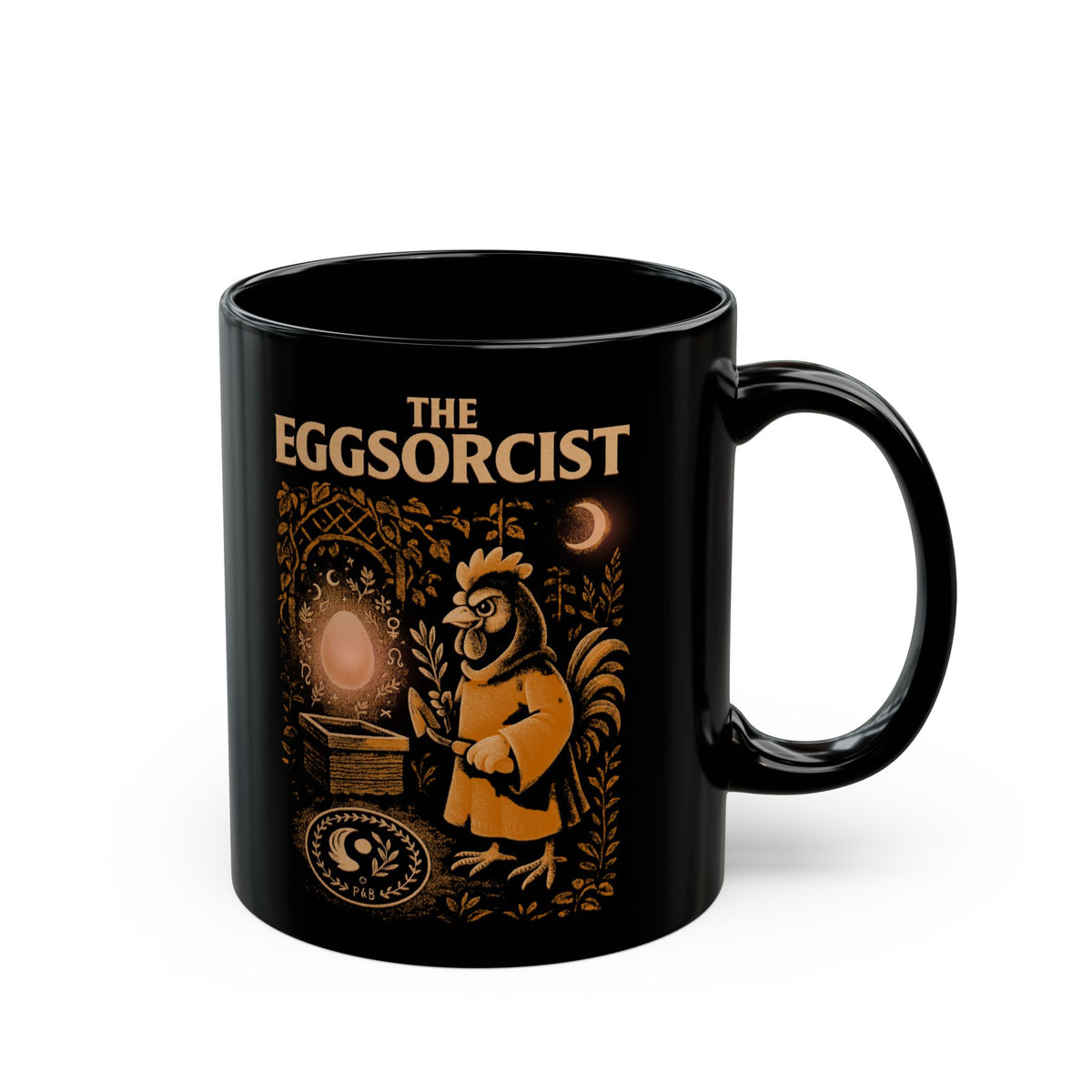 The Eggsorcist Ceramic Coffee Mug