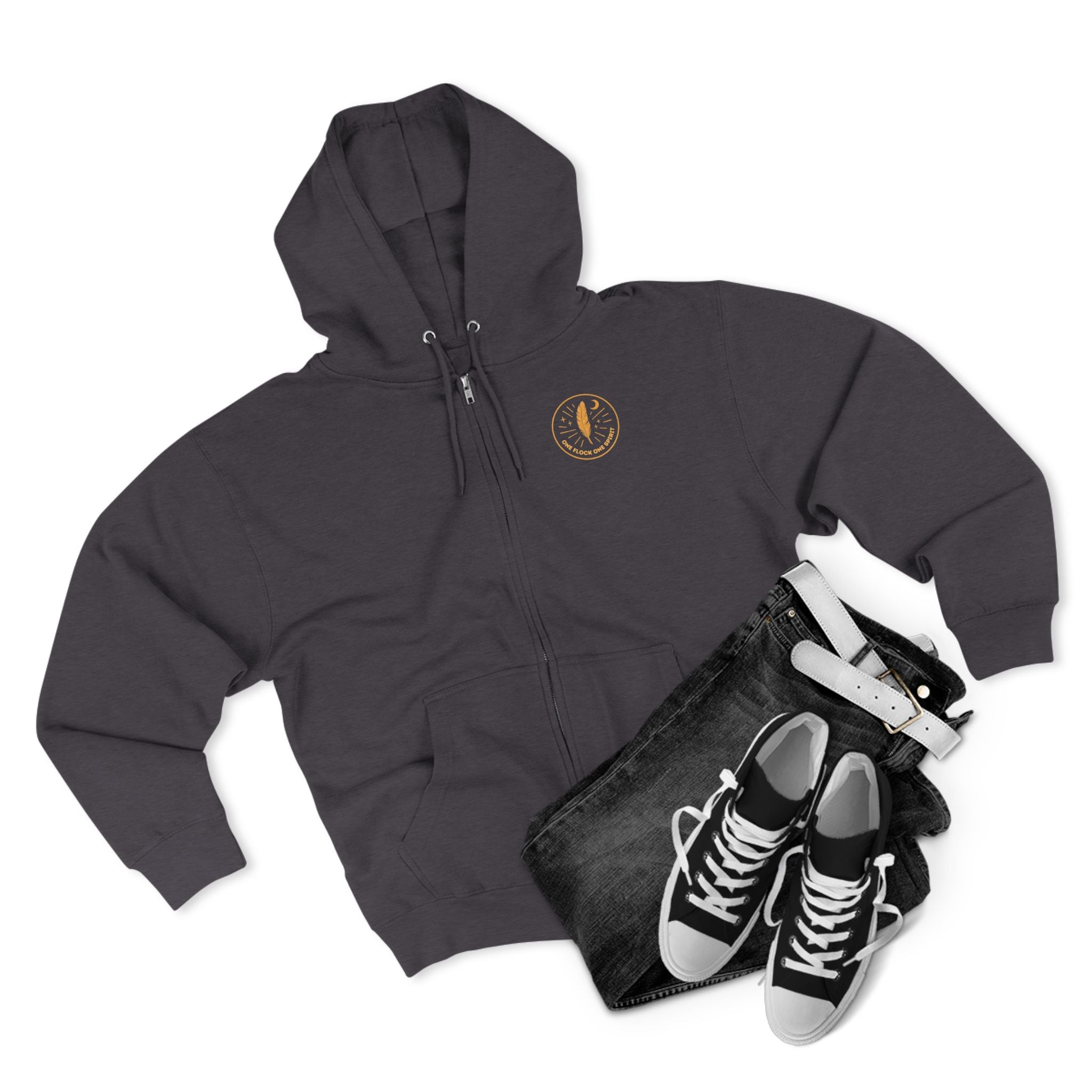 Gather The Flock Unisex Zip Hoodie
