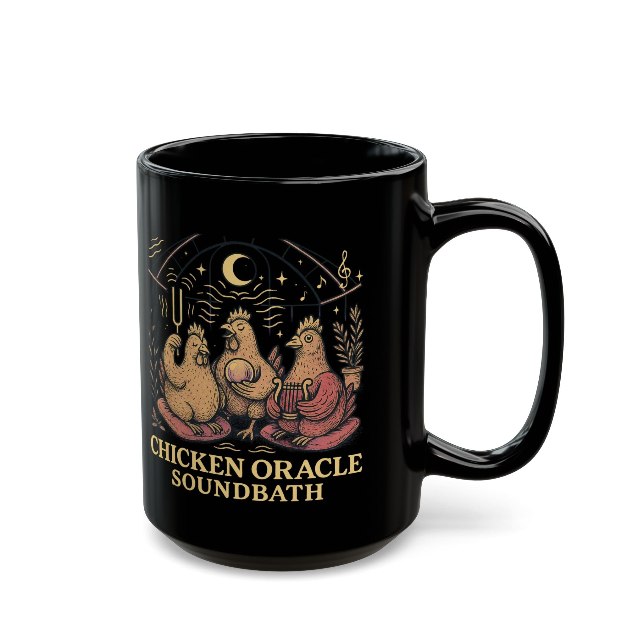 Chicken Oracle  Soundbath Mug Sip Into the Spirit Realm
