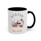 Stayin' Alive Ceramic Accent Mug