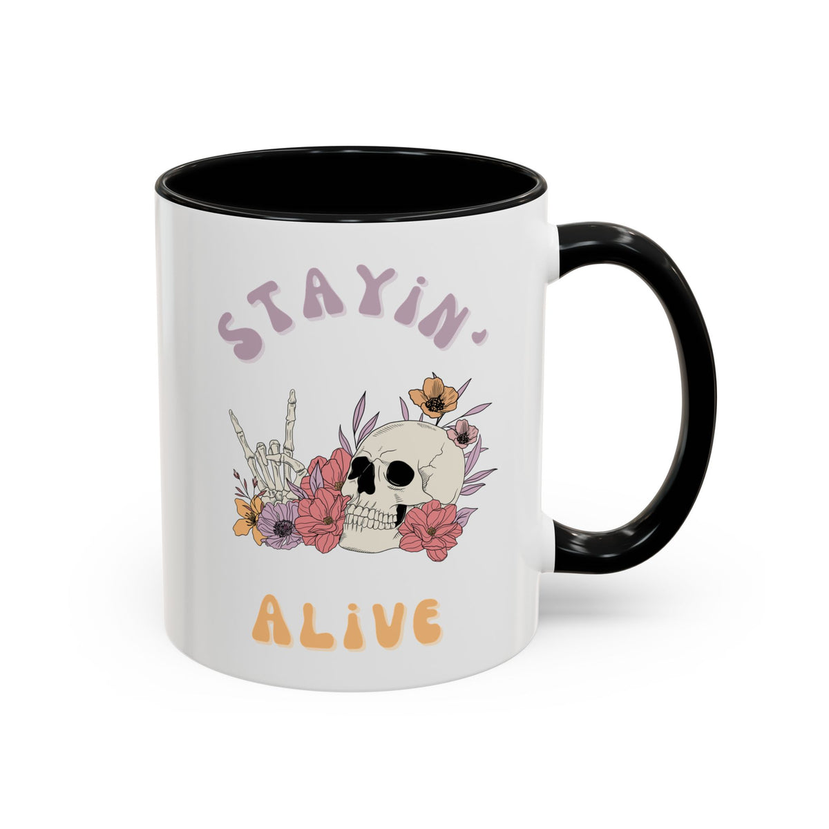 Stayin' Alive Ceramic Accent Mug