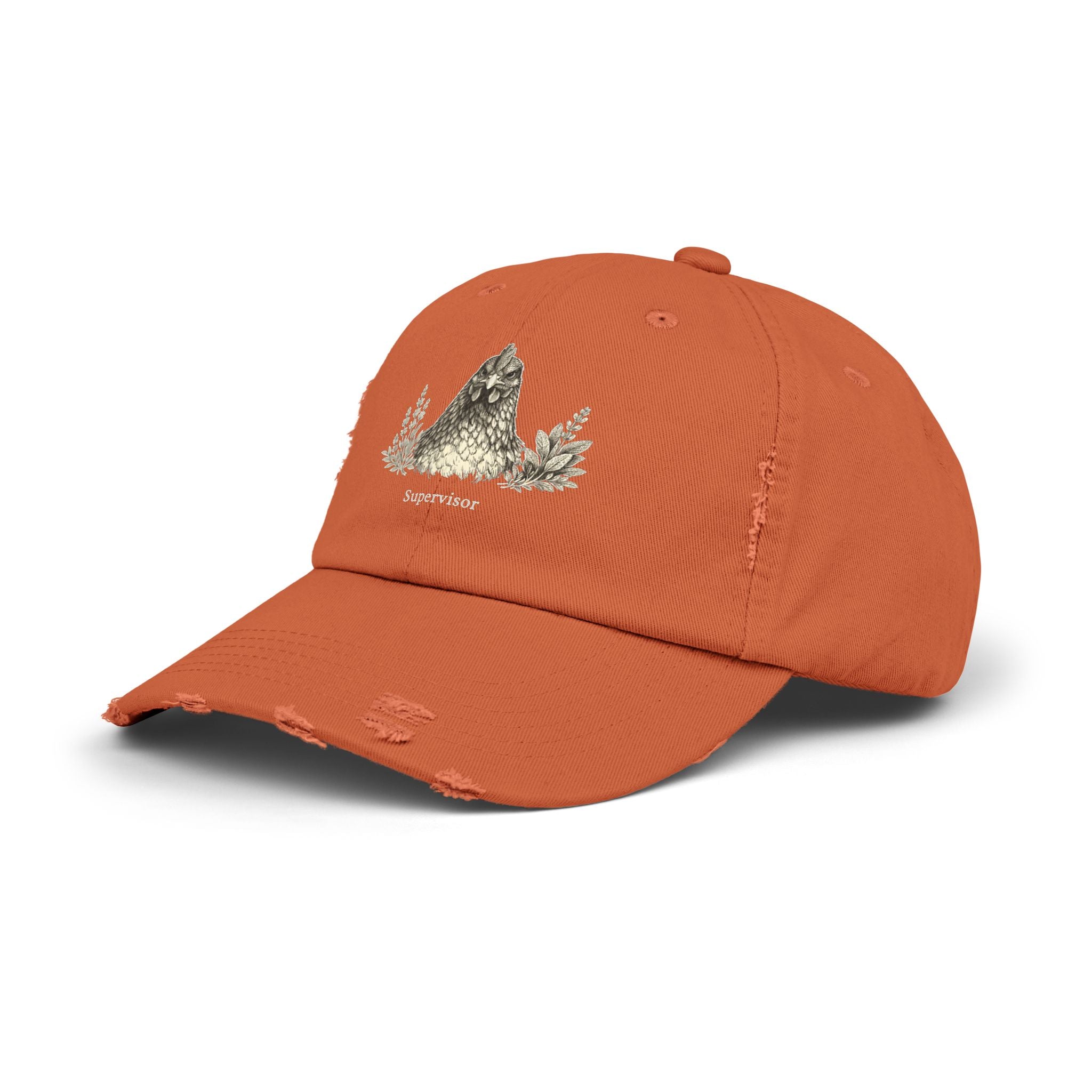 Chicken and Herb Supervisoer Distressed Cap