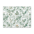 Botanical Coop Toile Canvas Art