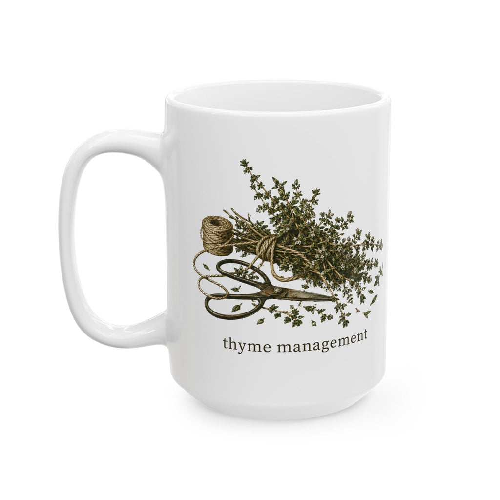 Thyme Management Herbal Ceramic Mug