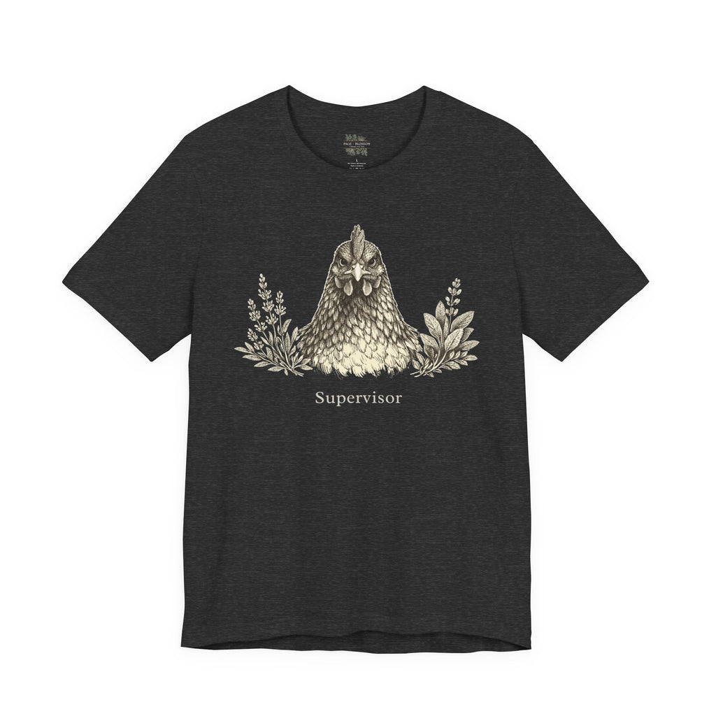 Chicken and Herb Supervisor Graphic Short Sleeve Tee