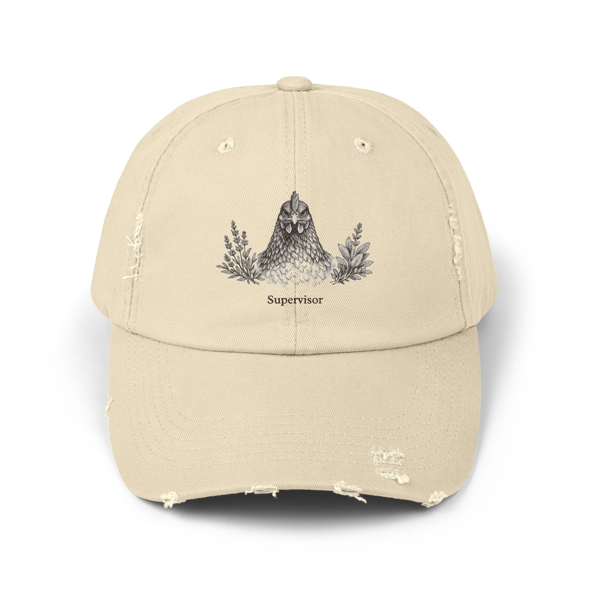 Chicken and Herb Supervisoer Distressed Cap