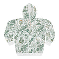 Botanical Coop Toile Vintage Farmhouse Pullover Hoodie