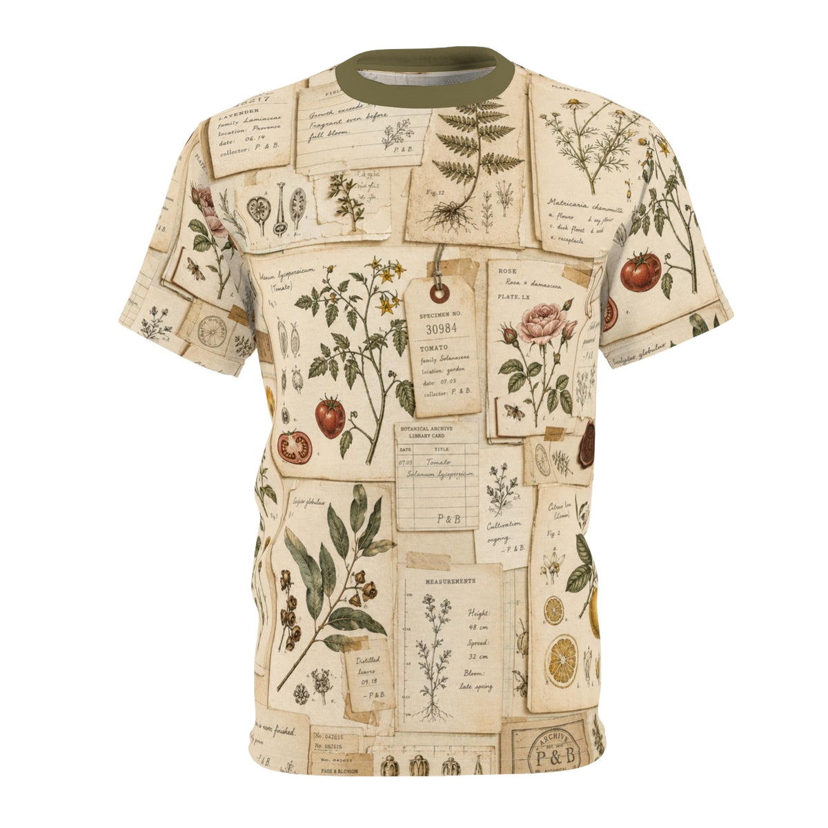 Vintage Botanical Studies Herbarium Tee