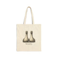 Security Geese Tote Bag — Vintage Illustration Cotton Canvas