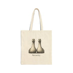 Security Geese Tote Bag — Vintage Illustration Cotton Canvas