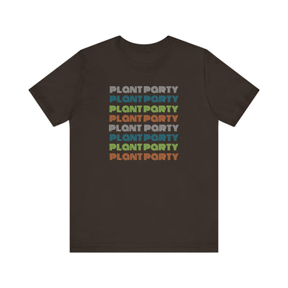 Plant Party Retro Short Sleeve Tee