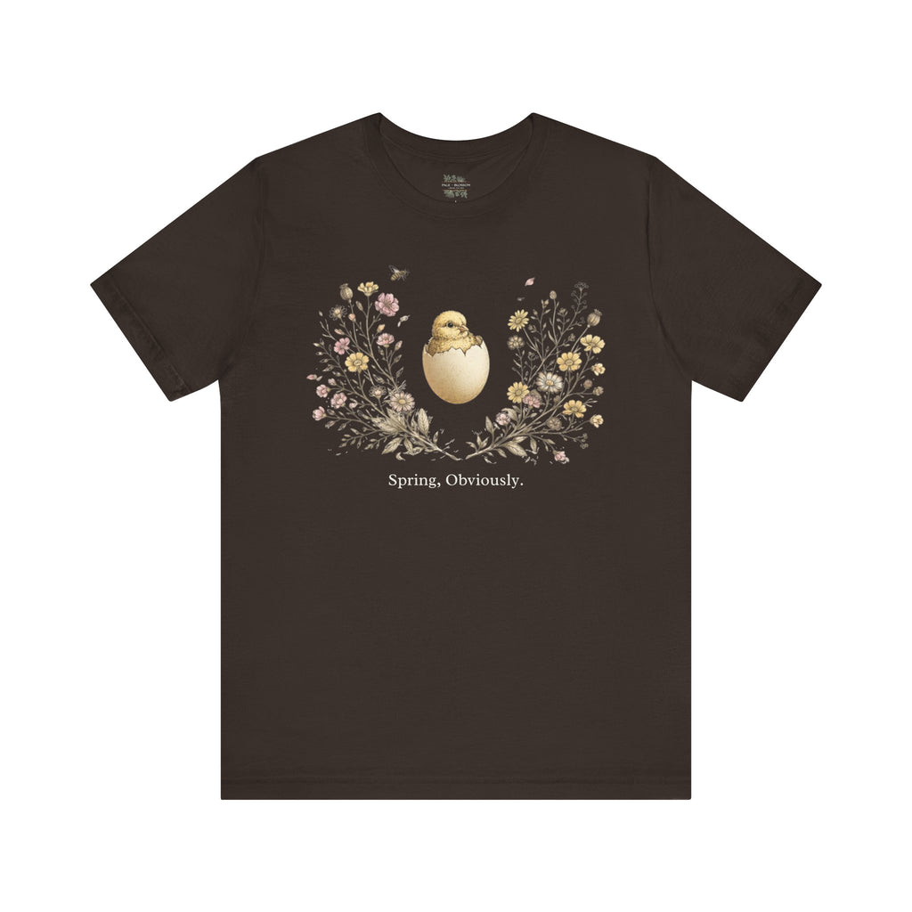 Spring Obviously Botanical Cracked Egg Graphic Tee