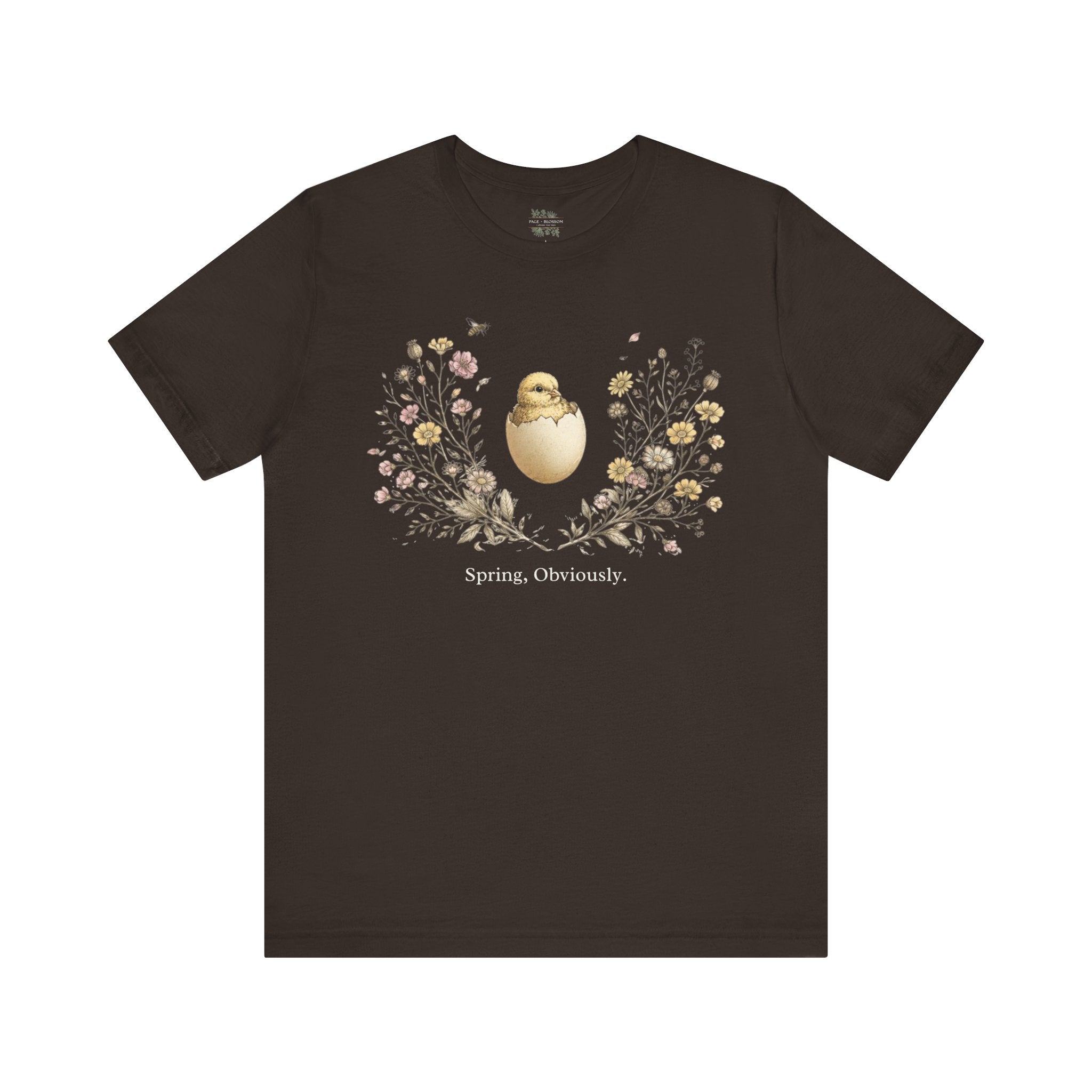 Spring Obviously Botanical Cracked Egg Graphic Tee