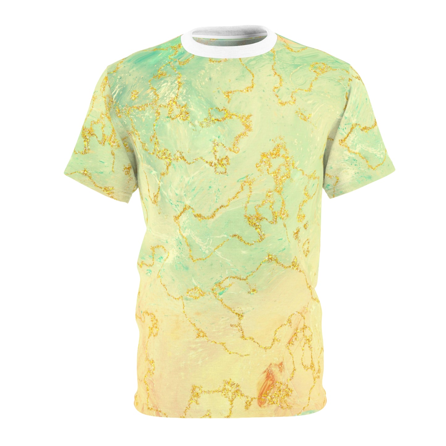 Mossy Marbled Peach Unisex T-shirt