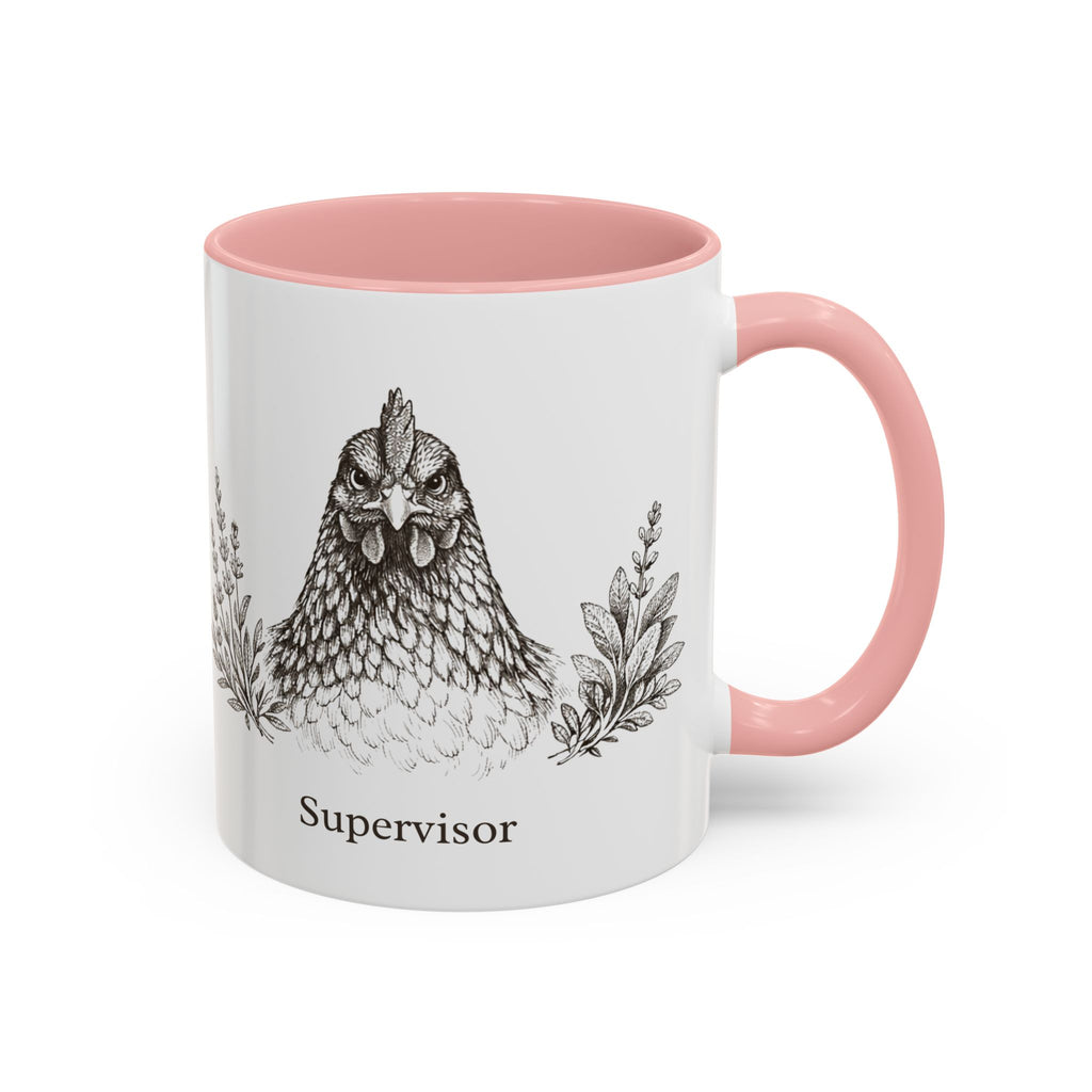 Chicken and Herb Supervisor Accent Coffee Mug