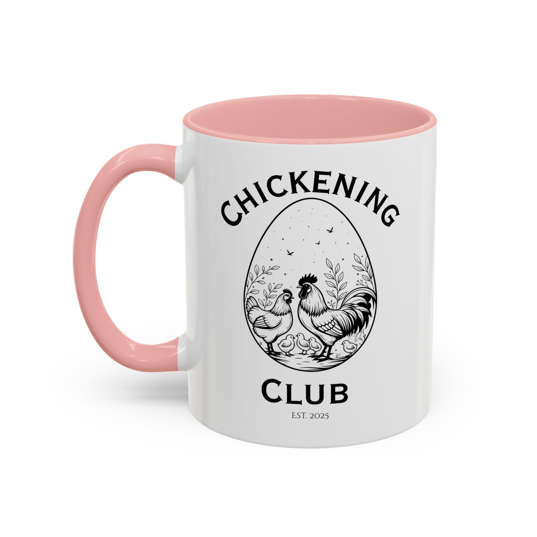 Chickening Club Ceramic Accent Mug: Your Morning Ritual, Elevated