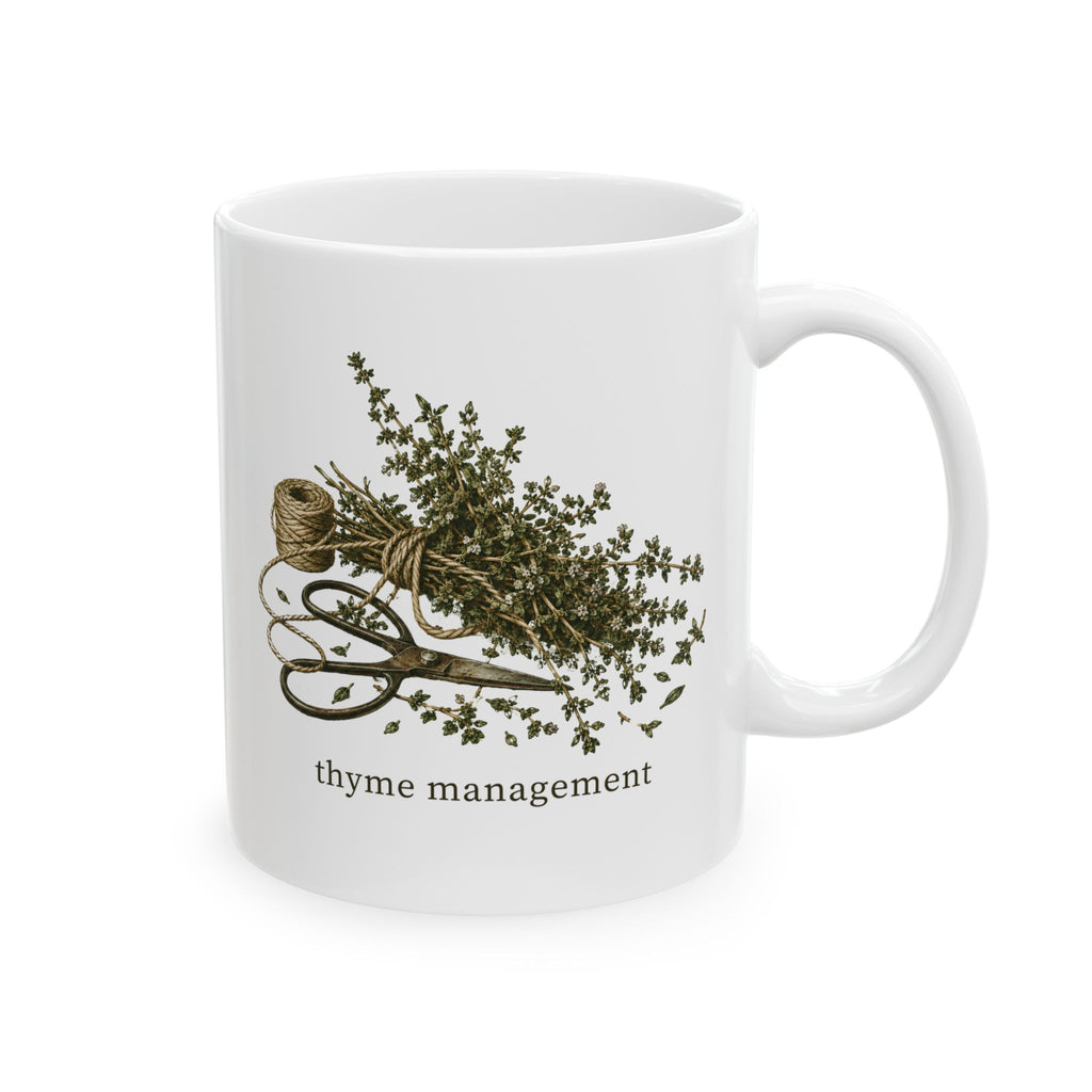 Thyme Management Herbal Ceramic Mug