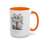BLOSSOM RD Vintage Botanical Ceramic Accent Mug