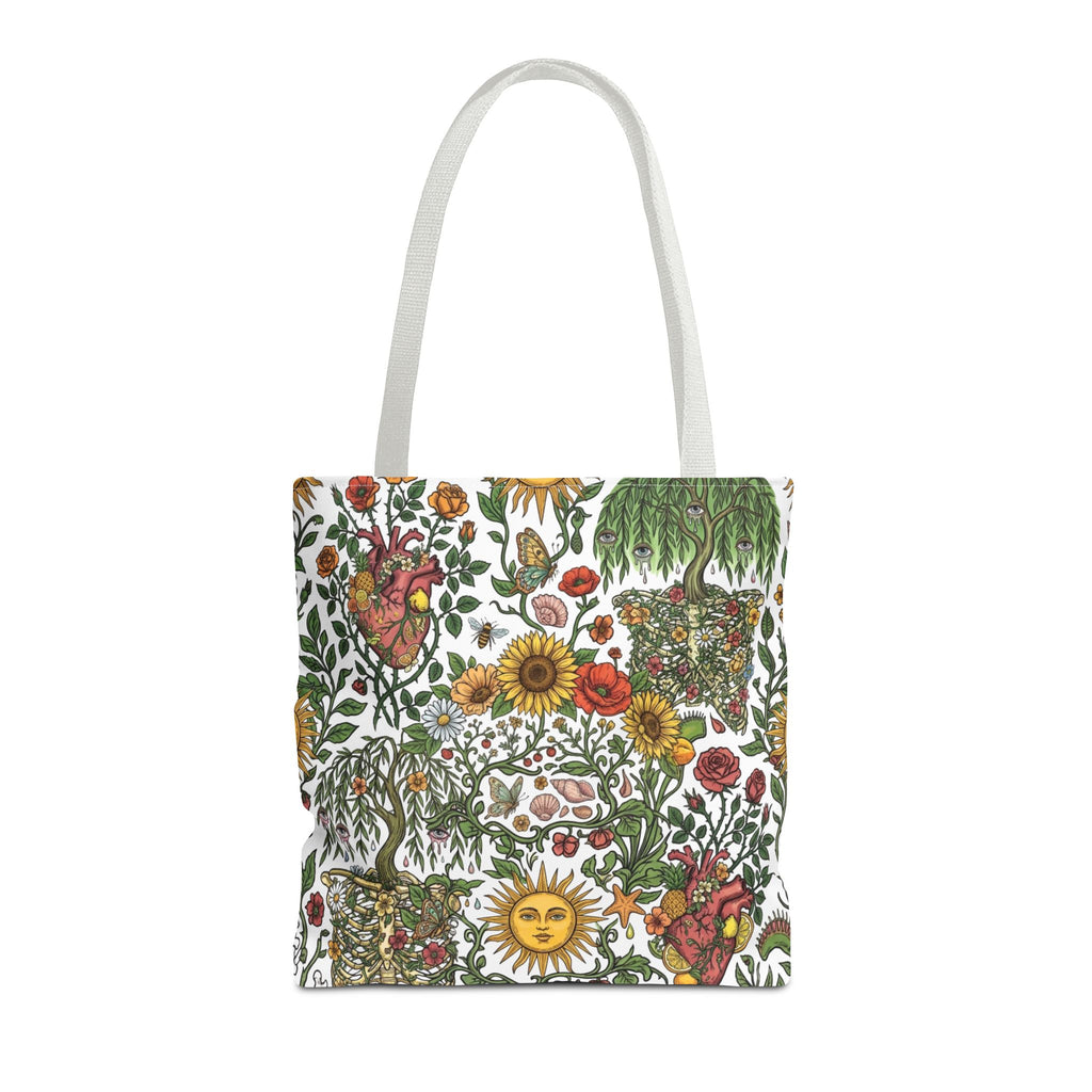 Sunny Anatomical Floral Fantasy Garden Eco Shopper Tote Bag