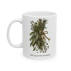 Tied Up at the Moment Herb Bundle Ceramic Mug