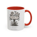 PAGE LN Vintage Floral Accent Mug
