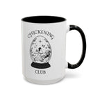 Chickening Club Winter Wonderland Snow Globe Ceramic Accent Mug
