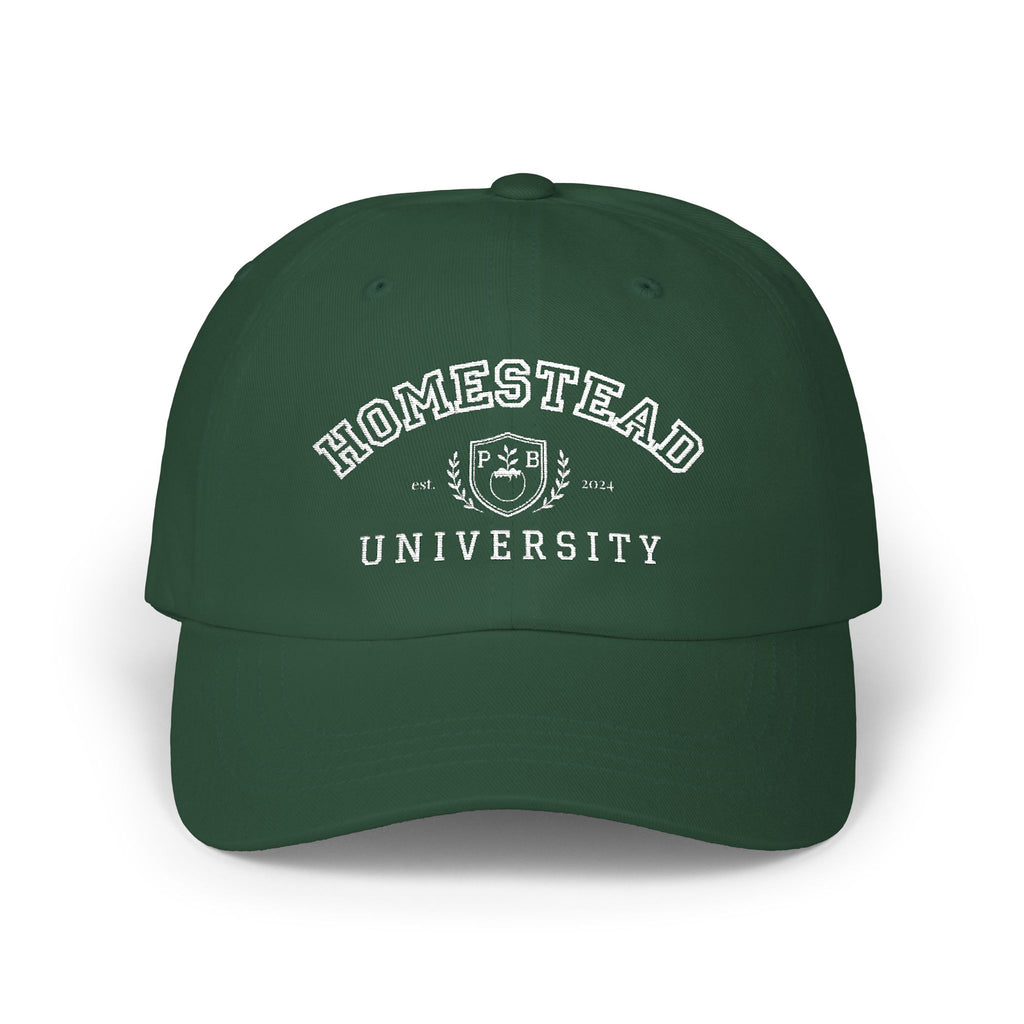 Homestead University Vintage Collegiate Classic Dad Cap –  Embroidered