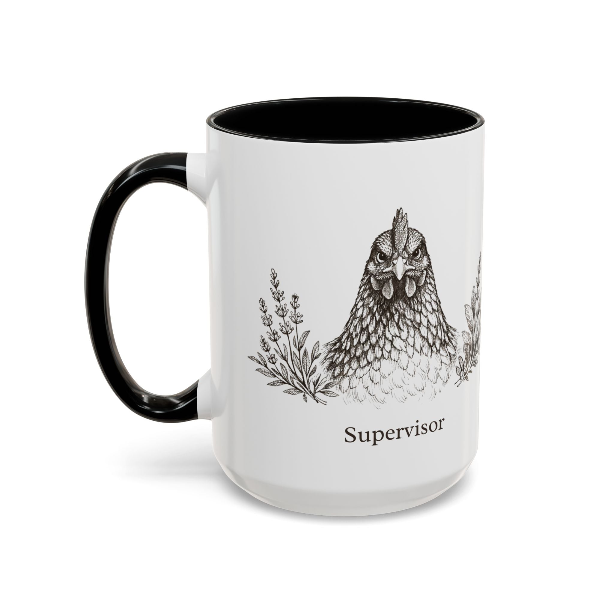 Chicken and Herb Supervisor Accent Coffee Mug