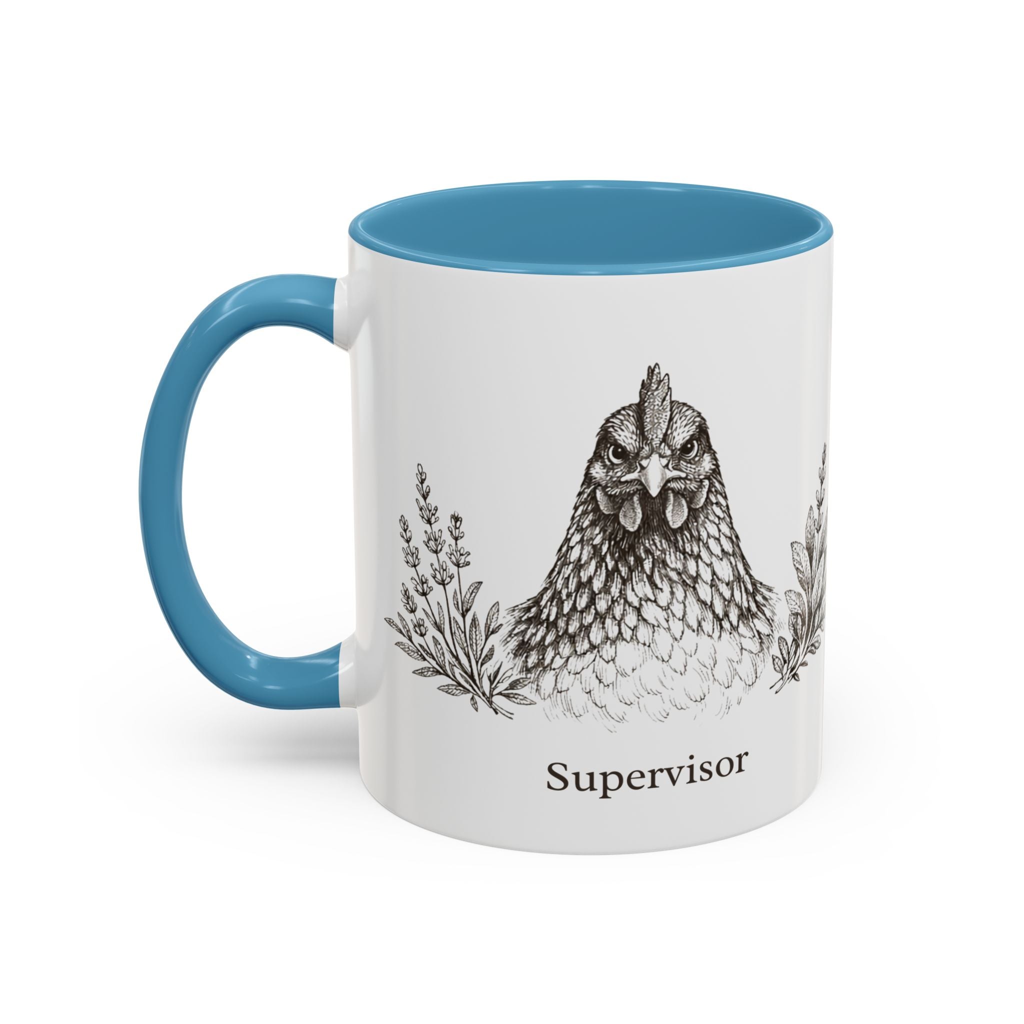 Chicken and Herb Supervisor Accent Coffee Mug