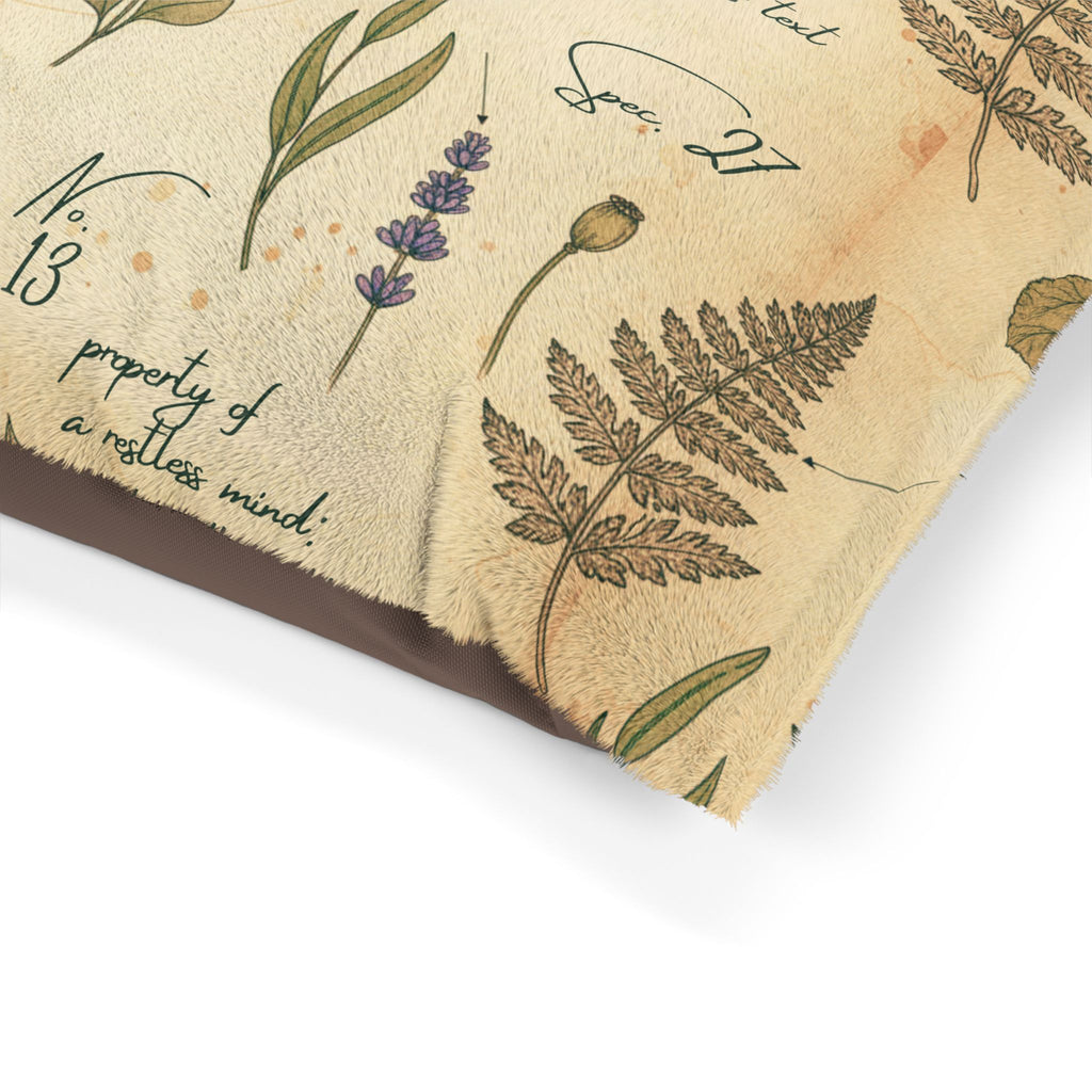 Field Guide Vintage Botanical Pet Bed Lounger