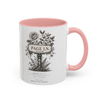 PAGE LN Vintage Floral Accent Mug