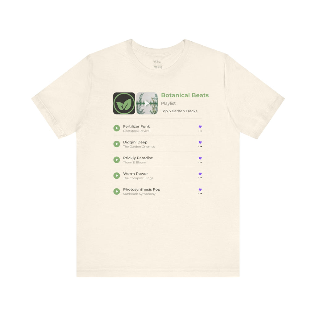 Botanical Beats Garden Grooves Playlist Short Sleeve Tee
