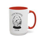 Chickening Club Winter Wonderland Snow Globe Ceramic Accent Mug