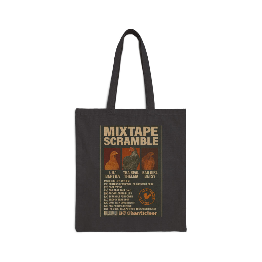 Vintage Mixtape Chicken Scramble Tote Bag