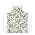 Botanical Coop Toile Vintage French Farmhouse Apron