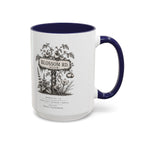 BLOSSOM RD Vintage Botanical Ceramic Accent Mug