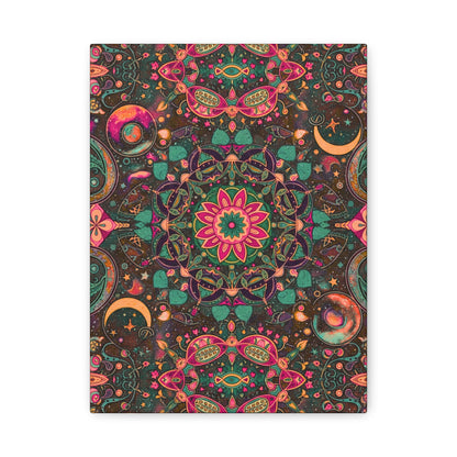 Mandala Magic Vibrant Bohemian Canvas Wall Art